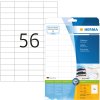 Etiketten Premium a4, wit 52,5x21,2 mm papier mat 1400 st.