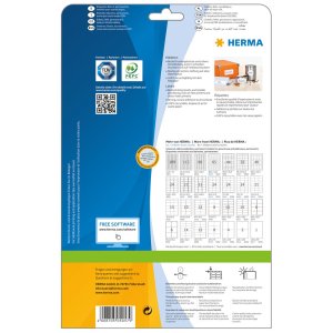 Etiketten Premium a4, wit 105x42,3 mm papier mat 350 st.