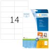 Etiketten Premium a4, wit 105x42,3 mm papier mat 350 st.