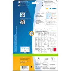 Adresetiketten Premium a4, wit 99,1x67,7 mm papier mat 200 st.