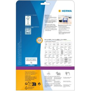 Diskette-etiketten wit 70x67,7 mm papier mat 200 st.