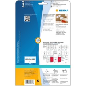 Verzendetiket-waarschuwing a4 wit 50x142 mm papier mat 200 st.