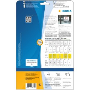 herma etiketten a4 wit 190x275 mm extreem sterk klevende folie mat 25 stuks