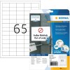 Etiketten a4 wit 38,1x21,2 mm Movables-verwijderbaar papier mat 1625 st.