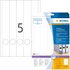 Mapetiketten a4 wit 38x297 mm Movables-verwijderbaar papier mat ondoorzichtig 125 st.