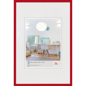 Walther Kunststof lijst New Lifestyle 50x60 cm rood