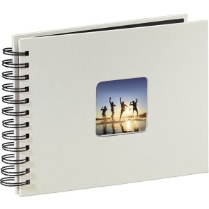 Hama Spiraal Album Fine Art 24x17 cm krijt 50 zwarte paginas