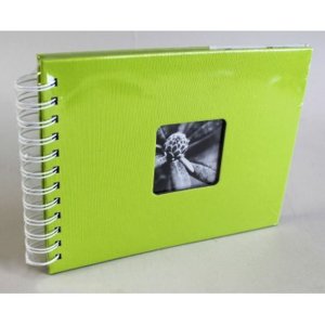 Spiraal Album Fine Art kiwi 24x17 cm witte paginas