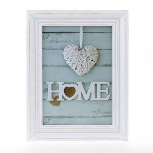 Houten lijst vintage 10x15 cm wit