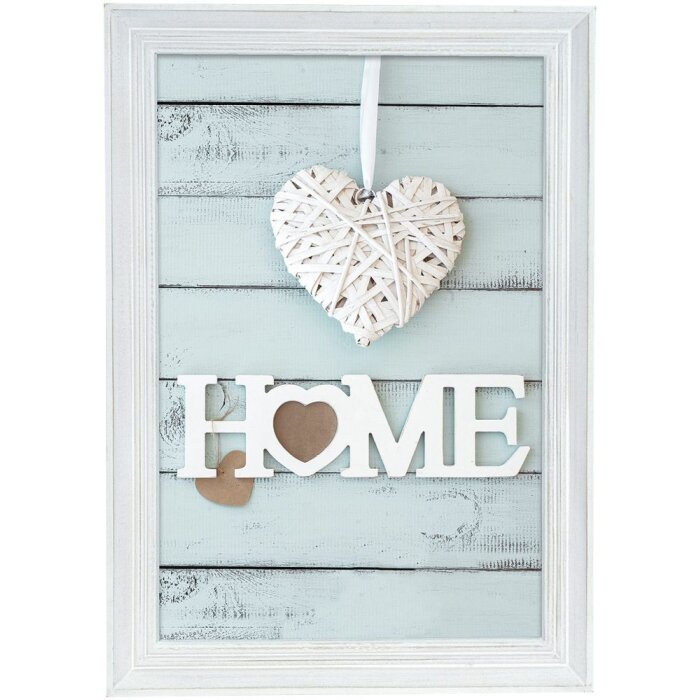 Houten lijst vintage 20x30 cm wit