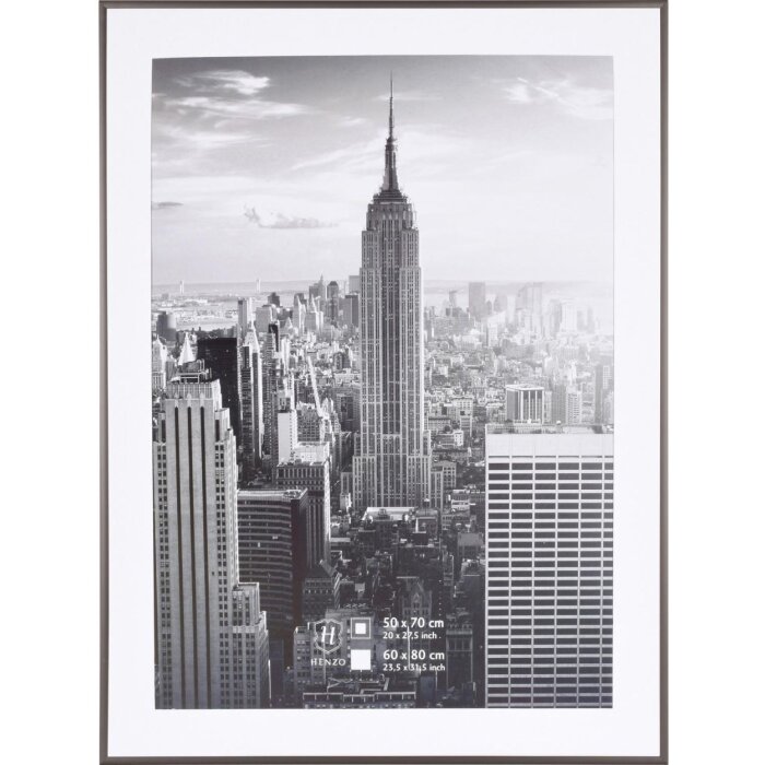 Henzo Aluminium lijst Manhattan 60x80 cm grijs