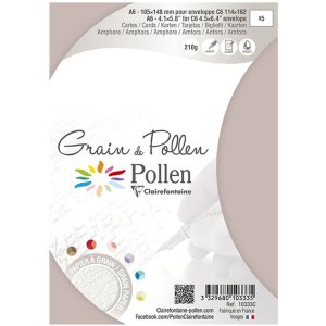 pak van 5 kaarten Grain de Pollen 105x148 amphore