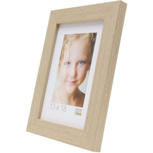 Houten lijst s46bh licht eik 10x15 cm