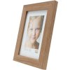 Houten lijst s46bh bruin-grijs 13x13 cm