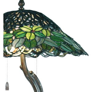 Tiffany tafellamp ø 47x58 cm groen gekleurd