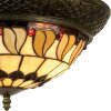 Tiffany plafondlamp ø 38x19 cm natuur