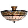 Tiffany plafondlamp ø 40x23 cm natuur