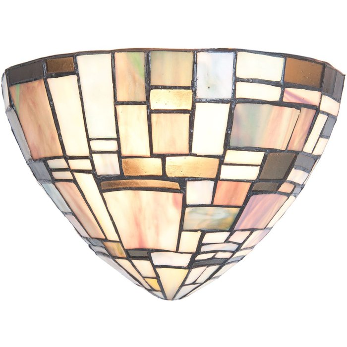 Wandlamp tiffany kleurig - 5ll-5844 Clayre Eef