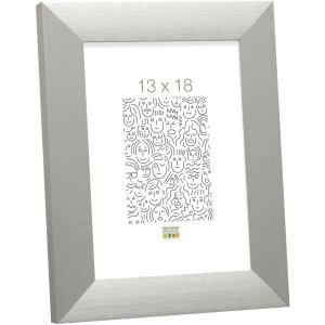 Deknudt S023D1 18x24 cm zilverkleurig frame Tibbi gemaakt van aluminium 3 cm lamelbreedte