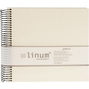 Goldbuch linum notitieboek in beige