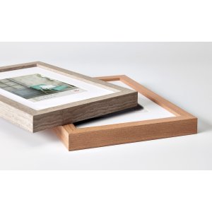 Walther Houten lijst Stockholm zwart 40x50 cm met passepartout 30x40 cm