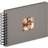 Walther Spiraal Album Fun grijs 23x17 cm 40 zwarte paginas