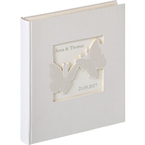 Walther Trouwalbum Farfalla 28x30,5 cm 50 witte paginas