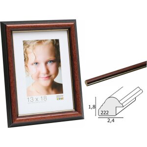 s222h3 Klassieke houten lijst 10x15 cm tot 50x70 cm