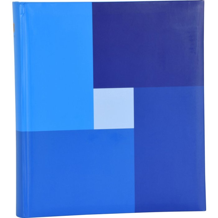 Henzo Jumbo Fotoalbum Nexus blauw 29x32 cm 100 witte paginas