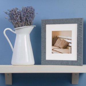 Houten lijst Drijfhout 20x20 cm blauw