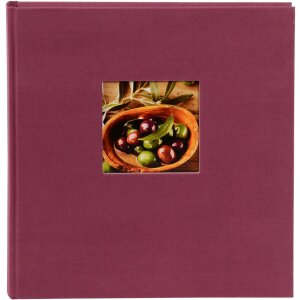 Goldbuch Fotoalbum Bella Vista fuchsia 30x31 cm 60 zwarte...