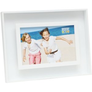 Fotolijst s68dk1 wit hout 13x18 cm