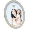 s67yv Fotolijst grijs hout 10 cm rond