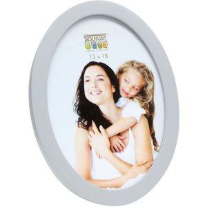 s67yd fotolijst zilver hout 10 cm rond