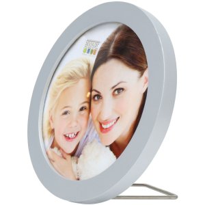 s67yd fotolijst zilver hout 10 cm rond