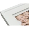 Fotolijst met passepartout wit hout 20,0 x20,0 cm s67nk