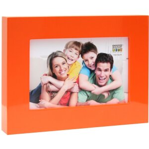 Fotolijst oranje hout 13,0 x18,0 cm s67dk