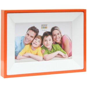 Fotolijst oranje hout 13,0 x18,0 cm s67dk