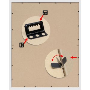 Magneetbord grijs s54st8 hout 40,0 x60,0 cm