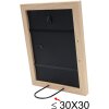 Houten lijst s54s eik kleur 20,0 x30,0 cm