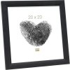 Houten lijst s54s zwart 20,0 x40,0 cm