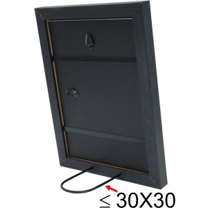 Houten lijst s54s zwart 40,0 x60,0 cm