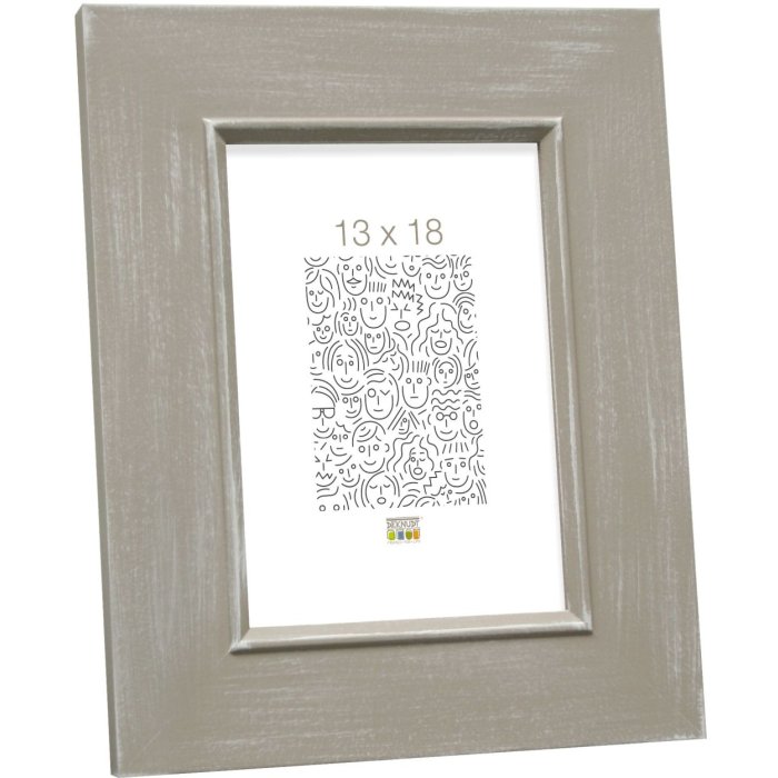 Fotolijst beige hout 18,0 x24,0 cm s48ss