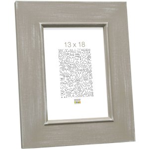 Fotolijst beige hout 18,0 x24,0 cm s48ss