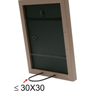 Houten lijst s45s taupe 62,0 x93,0 cm