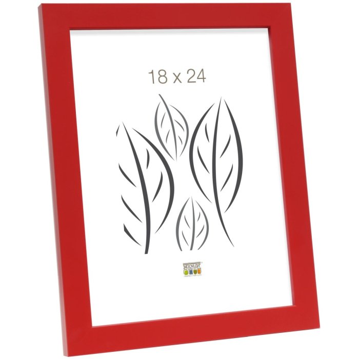 Houten lijst s45s rood 10,0 x15,0 cm