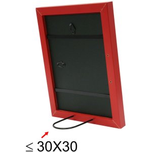 Houten lijst s45s rood 10,0 x15,0 cm