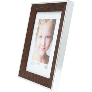 Fotolijst bruin plastic 15,0 x20,0 cm s45fe