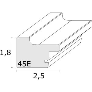 Fotolijst bruin hout 9,0 x13,0 cm s45es