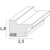 Fotolijst bruin hout 9,0 x13,0 cm s45es